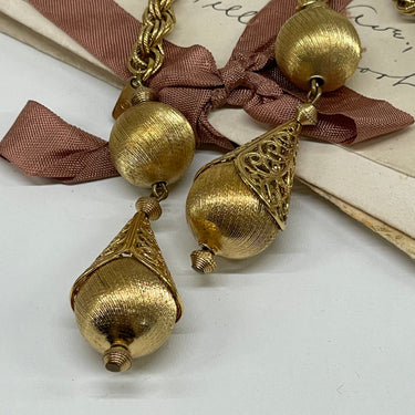 1968 Monet Bolero Gold Necklace Bloomers and Frocks